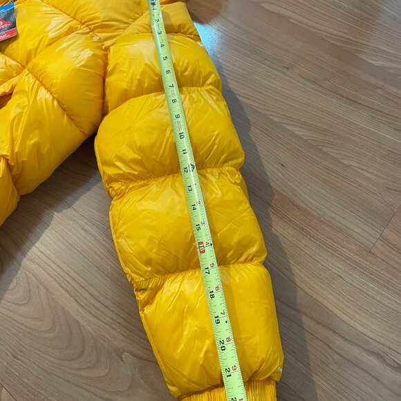 Firm! BNWT Columbia Pike Lake Omni Hooded Puffer Coat Jacket. Yellow Women's XL - Picture 14 of 14